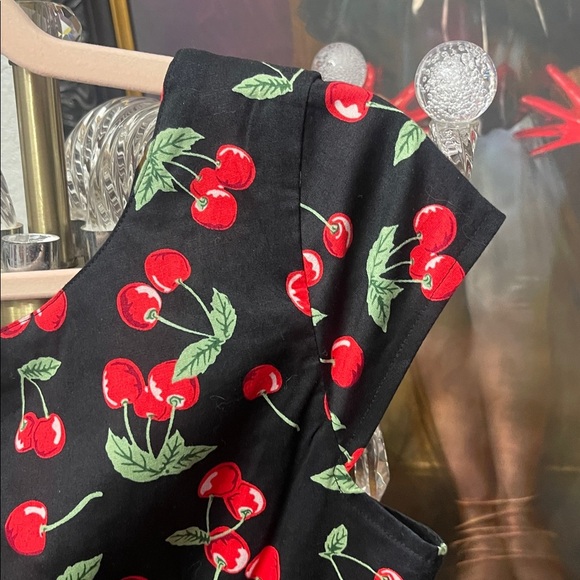π Hell Bunny Vixen Cherry Print Dress β Size Small (NWOT Without Tag) - Picture 8 of 9